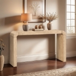 Picture of 48"/54"/20" Oak Veneer Contemporary Design Coffee Table, Console Table and End Table