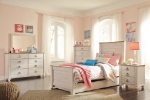 Picture of Whitewash Twin Panel Bedroom Sets W/Storage or W/o Storage