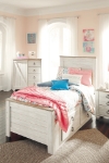 Picture of Whitewash Twin Panel Bedroom Sets W/Storage or W/o Storage