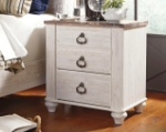 Picture of Whitewash Twin Panel Bedroom Sets W/Storage or W/o Storage