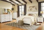 Picture of Whitewash Full Panel Bedroom Sets W/Storage or W/o Storage