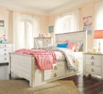 Picture of Whitewash Full Panel Bedroom Sets W/Storage or W/o Storage