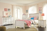 Picture of Whitewash Full Panel Bedroom Sets W/Storage or W/o Storage