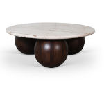 Picture of 39" Three Round Ball Shaped Bases Coffee Table