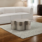 Picture of 36"/19" Iron MDF Clover Shape Contemporay Design Coffee Table and End Table