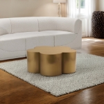 Picture of 36"/19" Iron MDF Clover Shape Contemporay Design Coffee Table and End Table