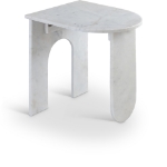 Picture of 15" Genuine Marble Art Deco Design Side Table