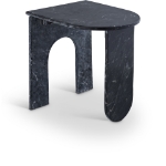 Picture of 15" Genuine Marble Art Deco Design Side Table