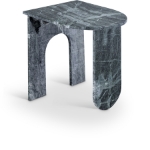 Picture of 15" Genuine Marble Art Deco Design Side Table