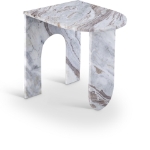 Picture of 15" Genuine Marble Art Deco Design Side Table