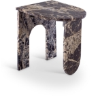 Picture of 15" Genuine Marble Art Deco Design Side Table