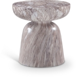 Picture of 18" Marble Finish Art Deco Design End Table